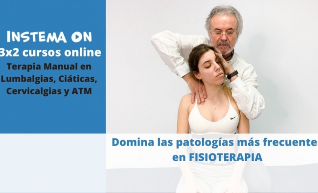 PACK CURSOS ONLINE LUMBALGIAS Y CIÁTICAS, DISFUNCIONES DE AL ATM Y CERVICALGIAS.