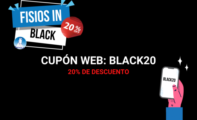 FISIOS IN BLACK 20% o 10% DESCUENTO – ¿Qué tienes que hacer?